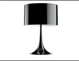Spun Light T1 lampada da tavolo nera completa di lampadina ledF6610030 + RF26998Design Sebastian