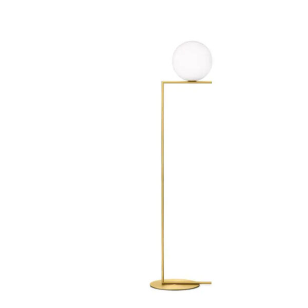 IC F1 lampada da terra colore ottone completa di lampadina ledF3173059 + RF30263Design Michael A